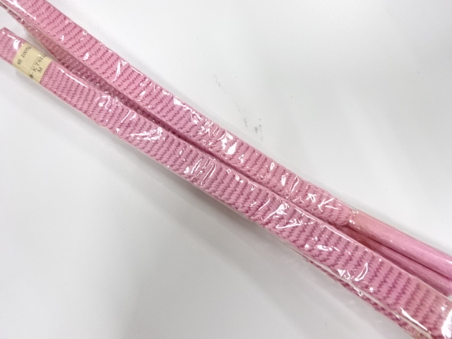 未使用品　正絹　手組帯締め